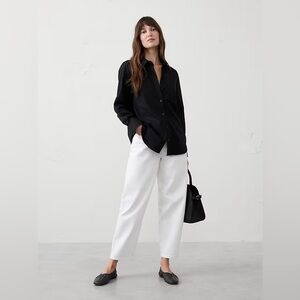 Banana Republic Black Button Down Shirt